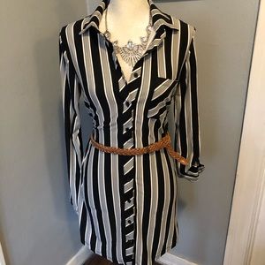 Stretchy button up bodycon